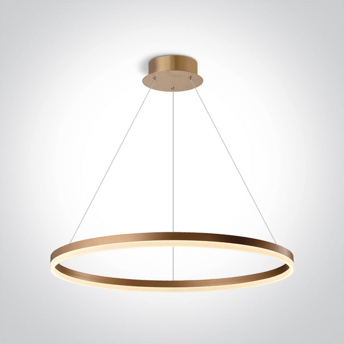DIM 63144B/BS/W PENDANT LED 60W 6800lm 3000K IP20 230V Brass